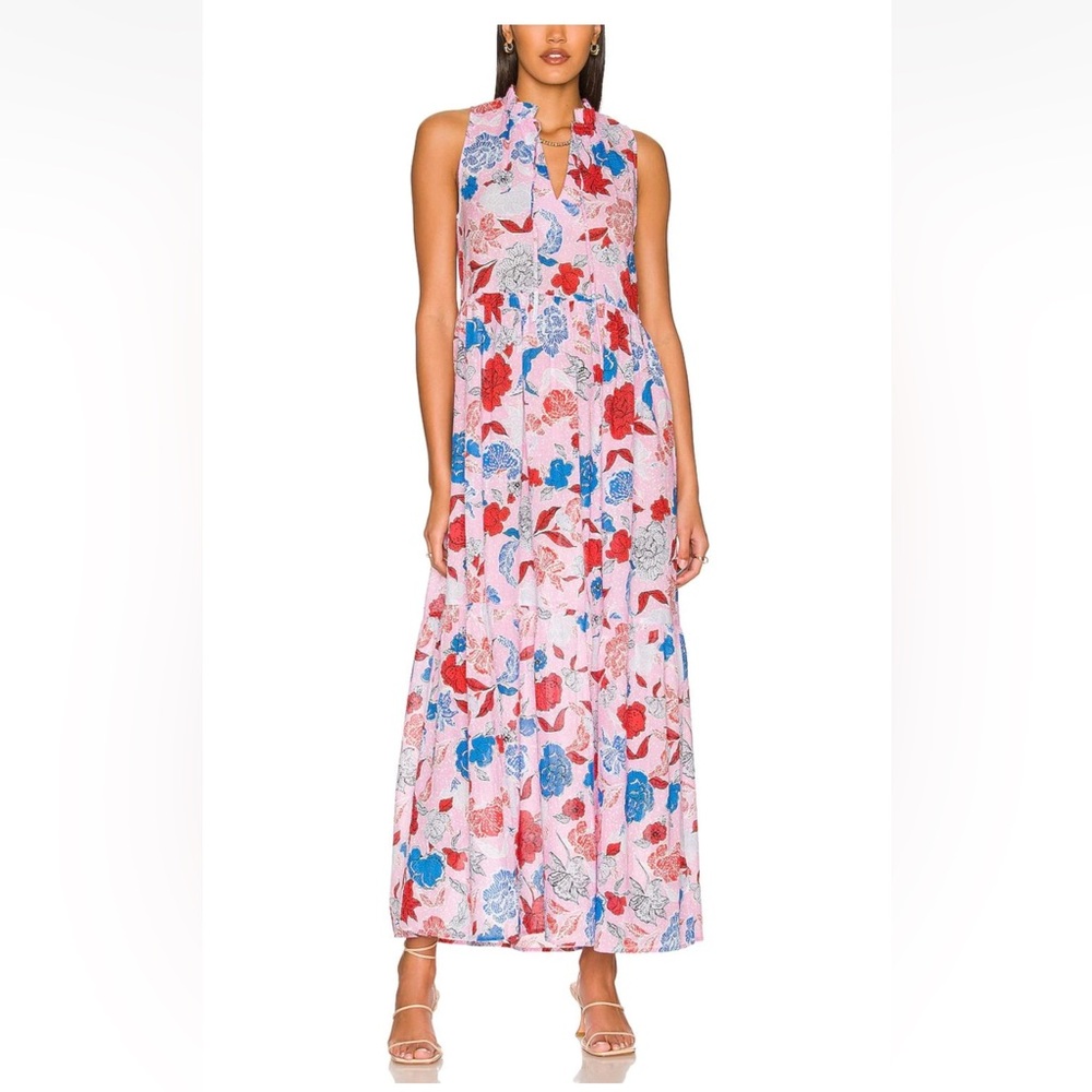 BB DAKOTA  STEVE MADDEN FLORAL MAXI DRESS, MEDIUM